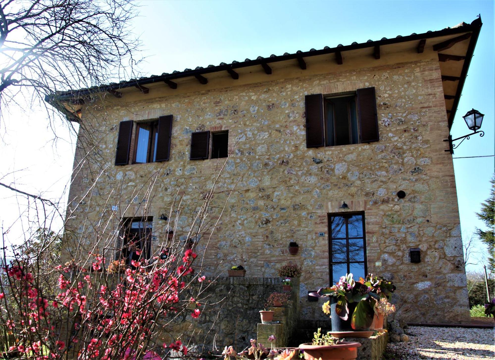 Claudia Vacanza Toscana - Appartamento Melograno -10 Min Da Siena Sovicille Habitación foto
